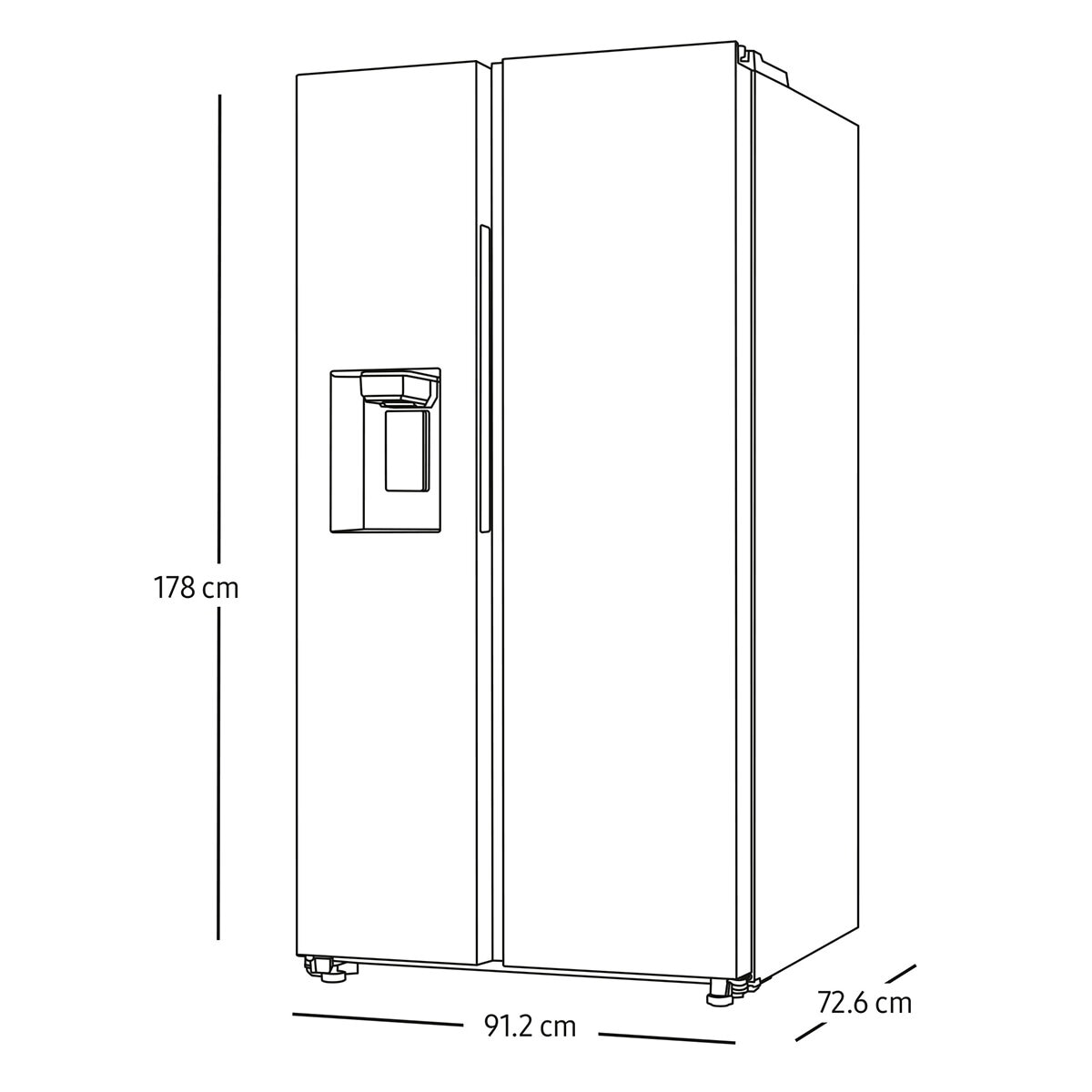 Samsung Refrigerador 22" Side By Side Samsung Refrigerador 22" Side By Side