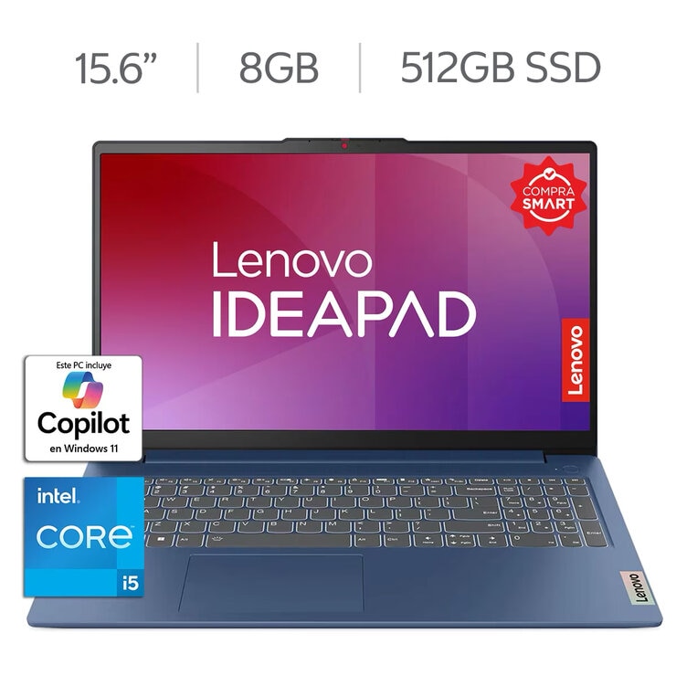 Lenovo IdeaPad Slim 3 Laptop 15.6" Full HD Intel Core i5 8GB 512GB SSD Lenovo IdeaPad Slim 3 Laptop 15.6" Full HD Intel Core i5 8GB 512GB SSD