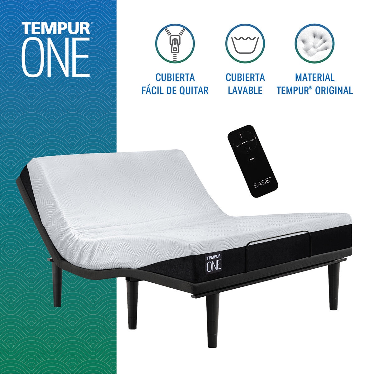 Set Tempur One + Ease Queen Size