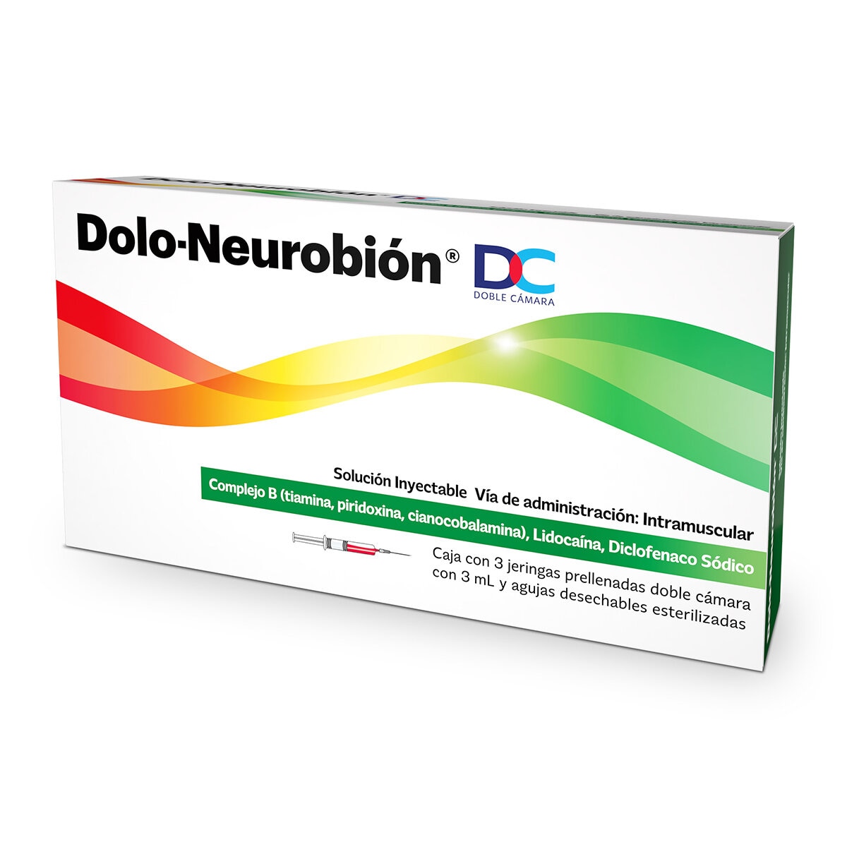 Dolo-Neurobión DC Solución Inyectable con 3 Jeringas Prellenadas de 3 ml