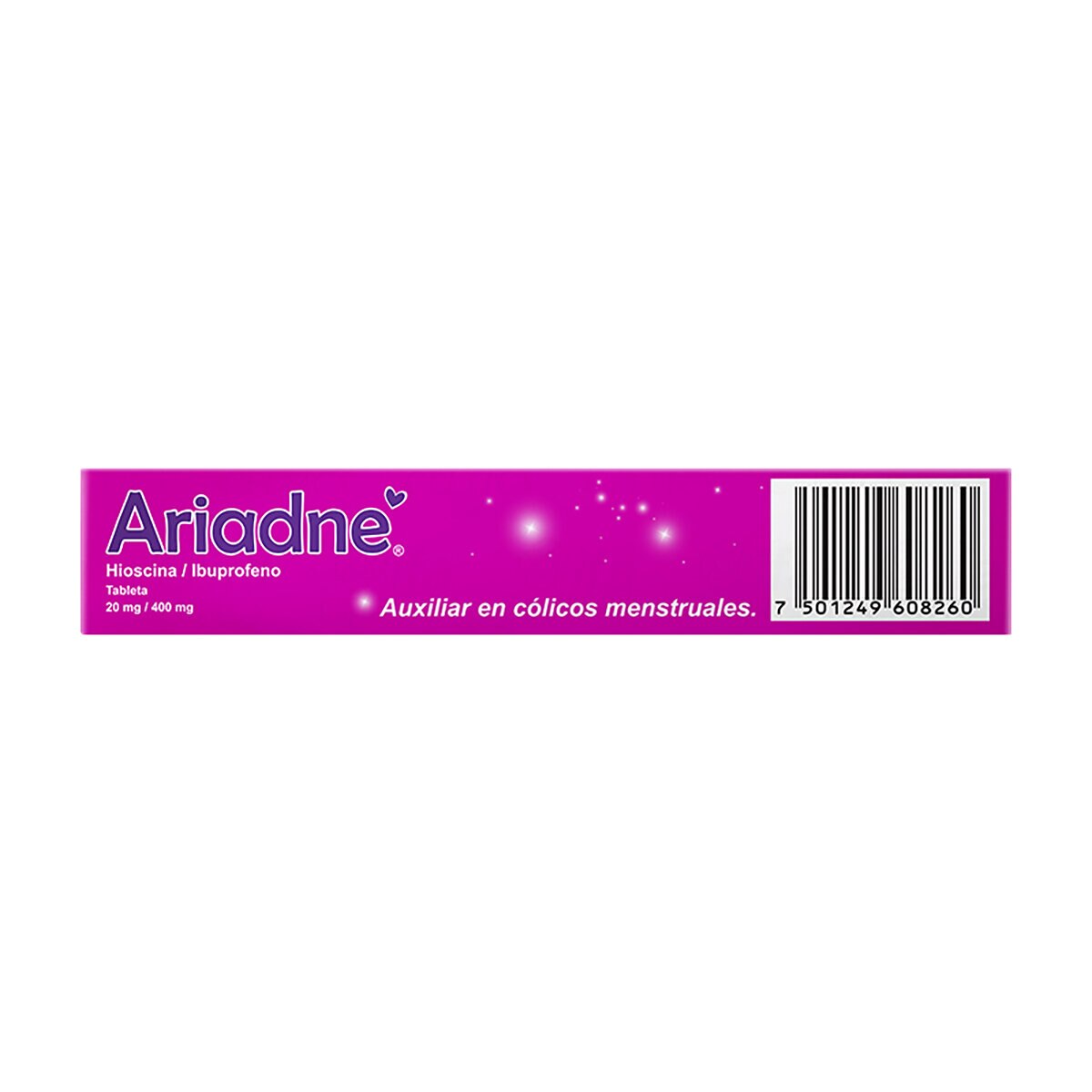 Ariadne 20 mg/400 mg 10 Tabletas Ariadne 20 mg/400 mg 10 Tabletas
