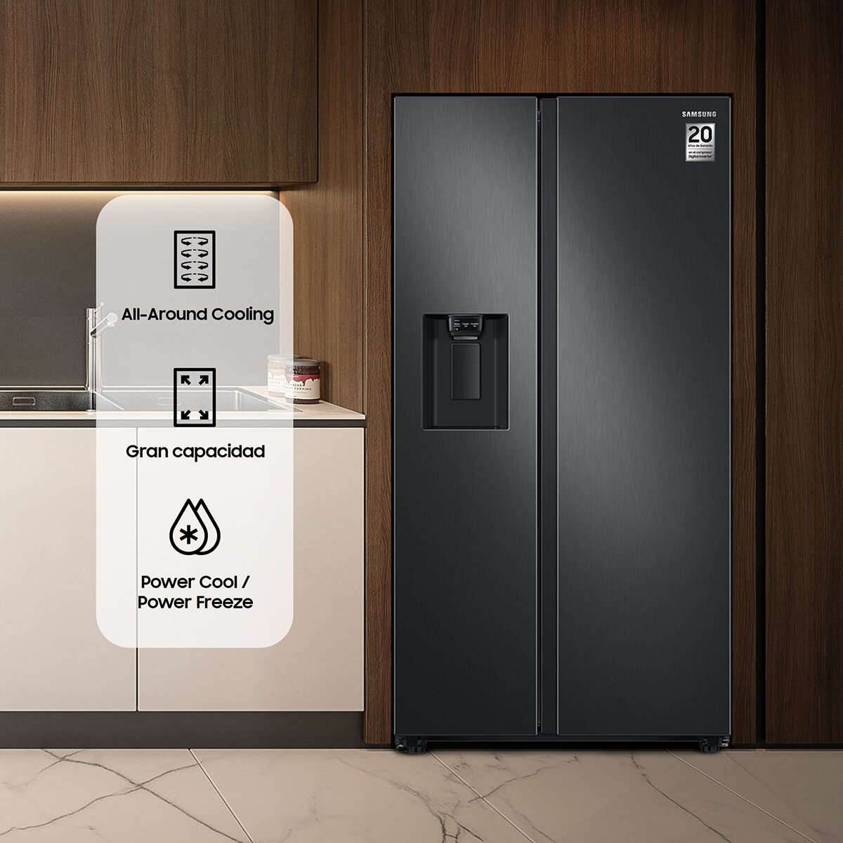 Samsung Refrigerador 22" Side By Side Samsung Refrigerador 22" Side By Side