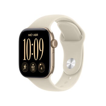 Apple Watch Series 12 (GPS + Celular) 42mm Aluminio Oro Claro + Correa Deportiva Arena - Talla S/M Apple Watch Series 12 (GPS + Celular) 42mm Aluminio Oro Claro + Correa Deportiva Arena - Talla S/M