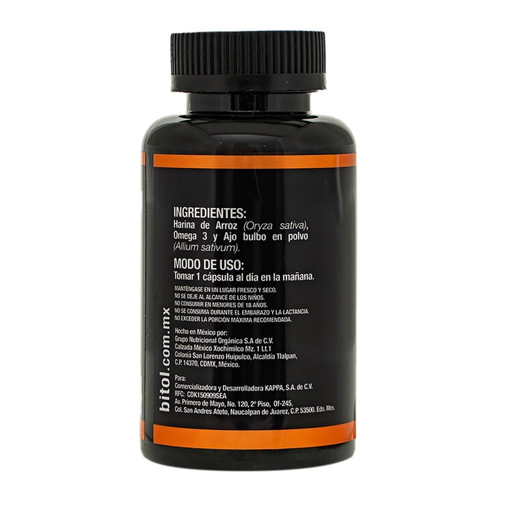 Bitol Omega 3 y Ajo Frasco con 90 capsulas Bitol Omega 3 y Ajo Frasco con 90 capsulas