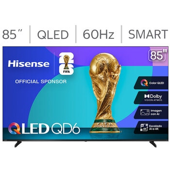 Hisense Pantalla 85" QLED 4K Fire TV Hisense Pantalla 85" QLED 4K Fire TV