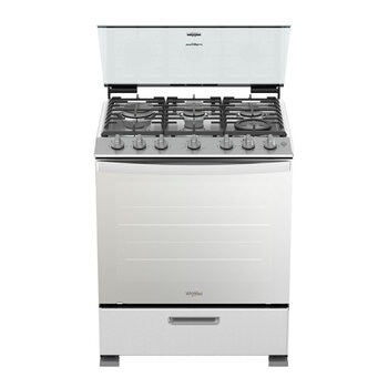 Whirlpool Estufa de gas con 6 quemadores 30"