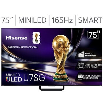 Hisense Pantalla 75" Miniled 4K Google TV Hisense Pantalla 75" Miniled 4K Google TV