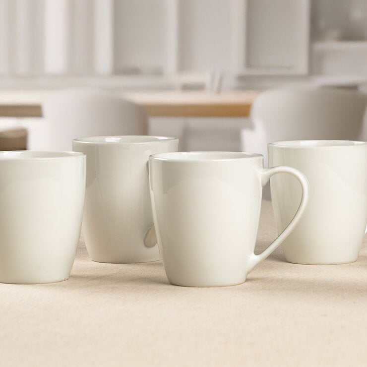 Crown Baccara Juego de 6 Tazas de Porcelana Crown Baccara Juego de 6 Tazas de Porcelana