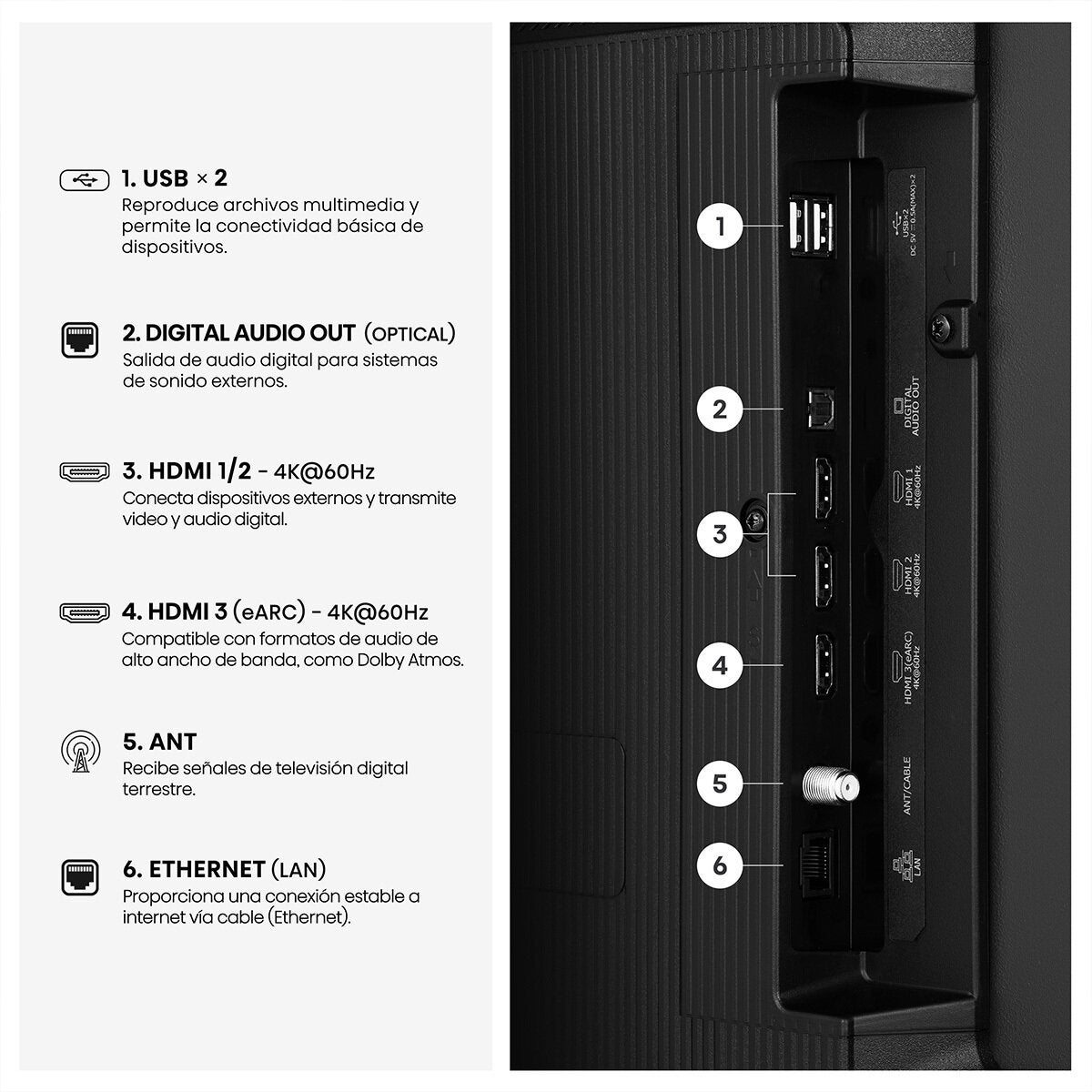 Hisense Pantalla 55" QLED 4K Fire TV 55QD6SFM Hisense Pantalla 55" QLED 4K Fire TV 55QD6SFM