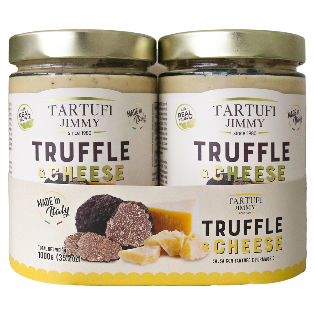 Tartufi Jimmy Salsa para Pasta Sabor Trufa y Queso 2/500 g Tartufi Jimmy Salsa para Pasta Sabor Trufa y Queso 2/500 g