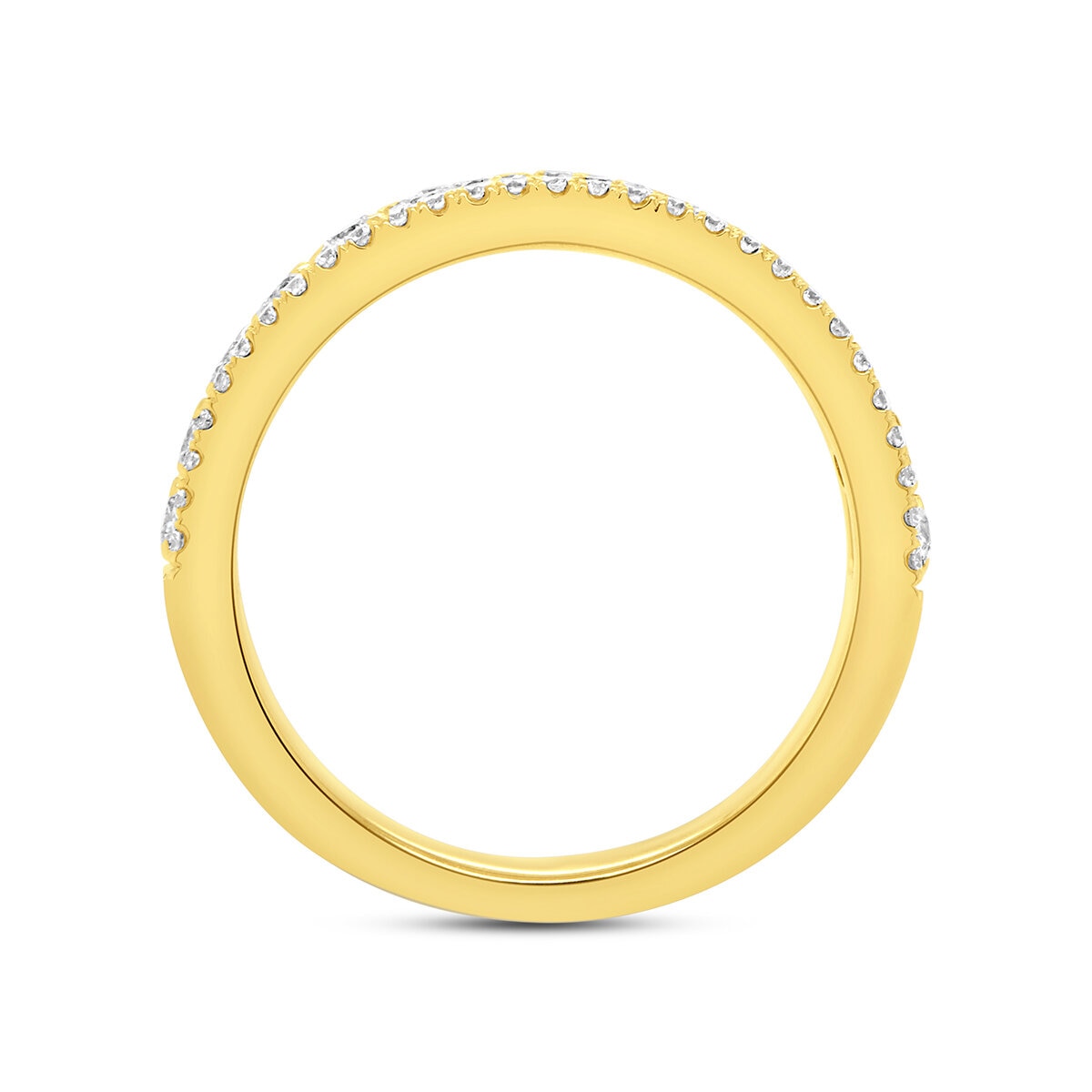 Anillo, 0.77ctw Diamantes, Oro Amarillo de 14K, Talla 7