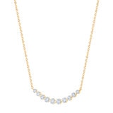 Collar de Barra de Diamantes 1.00ctw, Oro Amarillo 14K Collar de Barra de Diamantes 1.00ctw, Oro Amarillo 14K