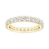 Anillo de Eternidad, 1.50ctw Diamantes, Oro Amarillo de 14K