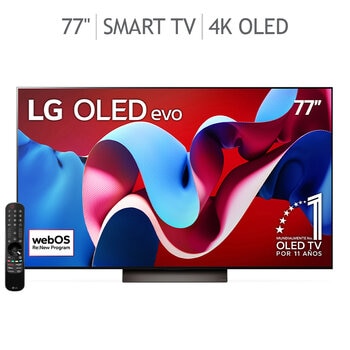 LG Pantalla 77" 4K OLED Smart TV