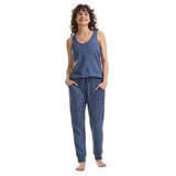 Karen Neuburger Pijama para Dama Azul Puntos Extra Grande