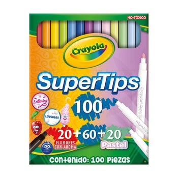 crayola plumones delgados