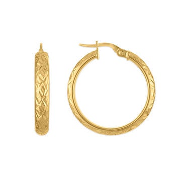 Arracadas, Oro Amarillo de 14K Arracadas, Oro Amarillo de 14K
