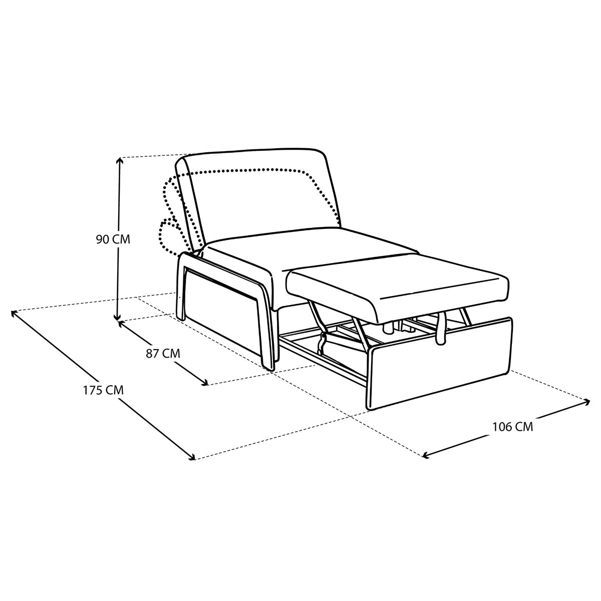Violanti, Sofá Cama Violanti, Sofá Cama