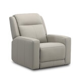 Simon Li Furniture, Sillón Reclinable de Piel con Sistema Eléctrico Simon Li Furniture, Sillón Reclinable de Piel con Sistema Eléctrico