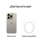 Apple iPhone 15 Pro 128GB Titanio Natural 