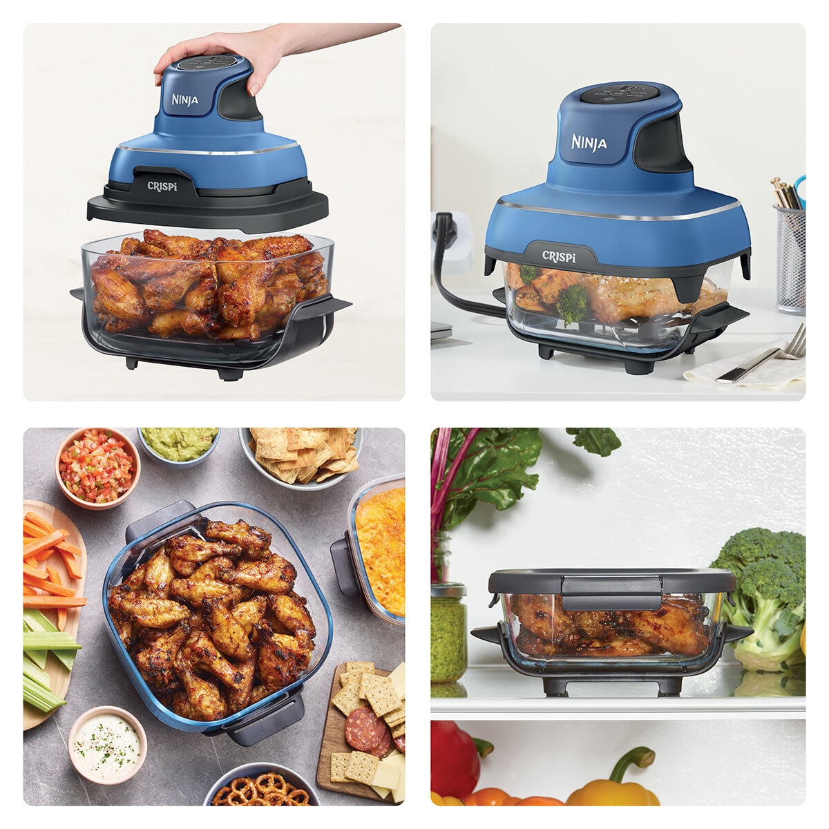 Ninja Crispi, Freidora de Aire, 5 en 1 Ninja Crispi, Freidora de Aire, 5 en 1