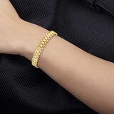 Pulsera de Eslabones, Oro Italiano de 14K