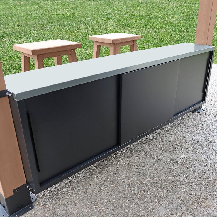 Yardistry, Cantina para Exterior de 2.33 m x 2.33 m de 3 Piezas Yardistry, Cantina para Exterior de 2.33 m x 2.33 m de 3 Piezas