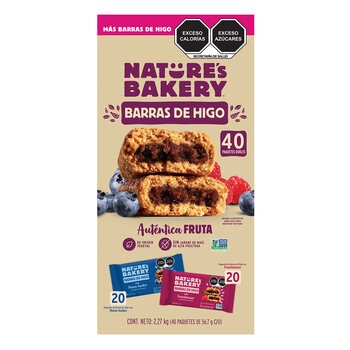 Nature's Bakery Surtido de Barras de Higo 40 pzas de 56.7 g