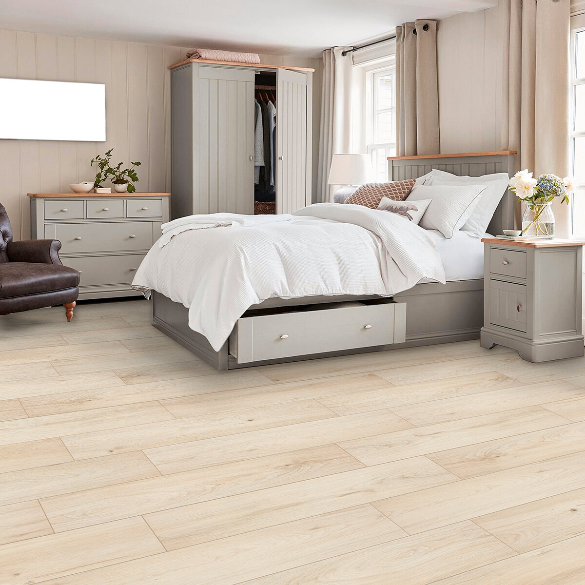 Piso Laminado, Roble Champán de Golden Select