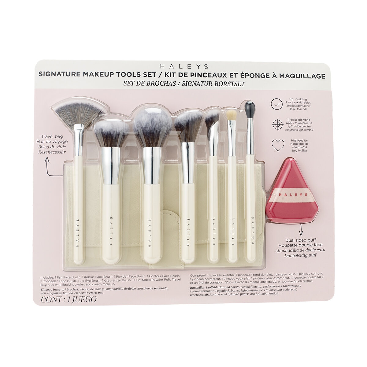 Haleys Set de Brochas, 9 piezas Haleys Set de Brochas, 9 piezas