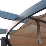 Shandong, Pérgola Semicircular Iris de 3m x 6.1m