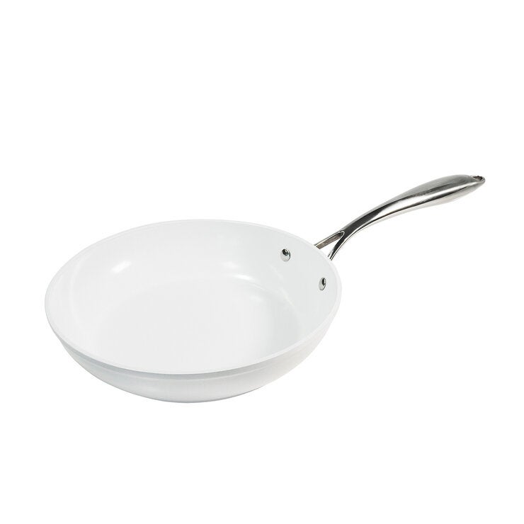 Westinghouse, Set de Sartenes 24 y 30 cm, Cerámica Blanca, Acero Inoxidable Westinghouse, Set de Sartenes 24 y 30 cm, Cerámica Blanca, Acero Inoxidable