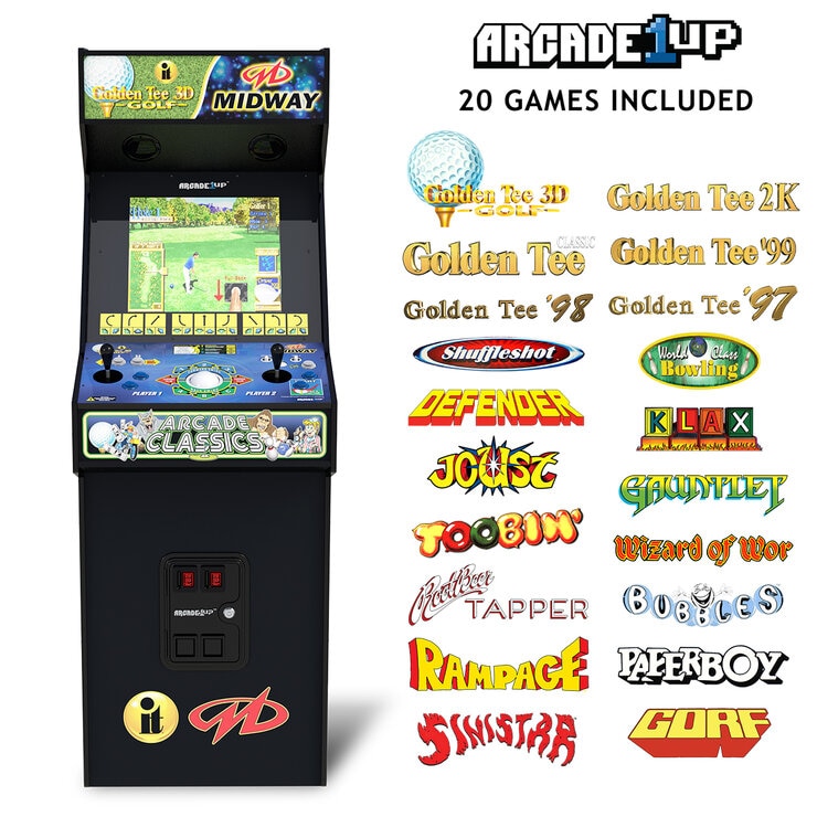 Arcade Golden Tee Midway Arcade1UP Arcade Golden Tee Midway Arcade1UP