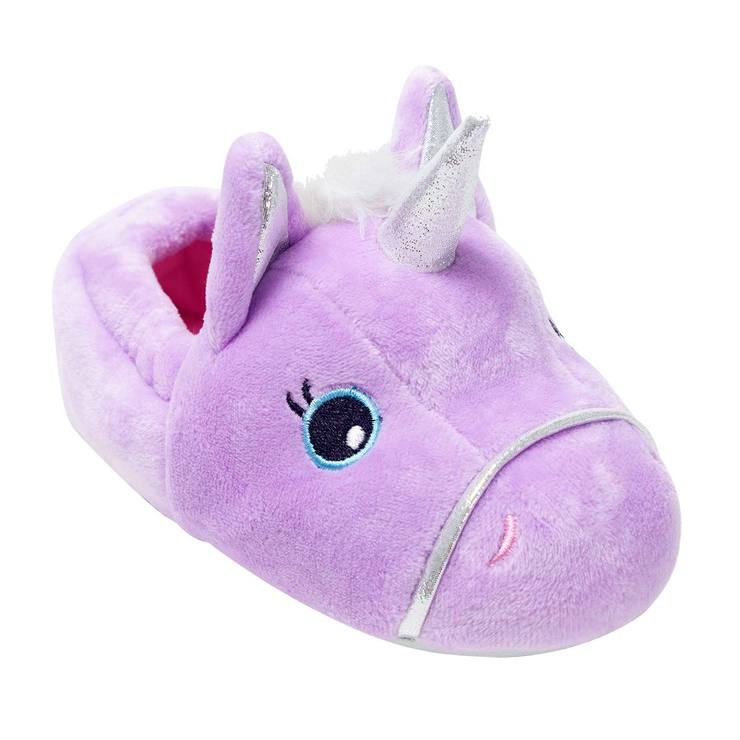 Stride Rite Pantuflas Para Niña Morado Unicornio 13 1 Costco México