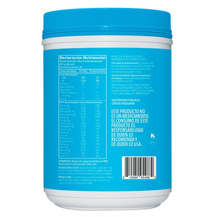 Péptidos de Colágeno Vital Proteins Bovino Sin Sabor 680g Péptidos de Colágeno Vital Proteins Bovino Sin Sabor 680g