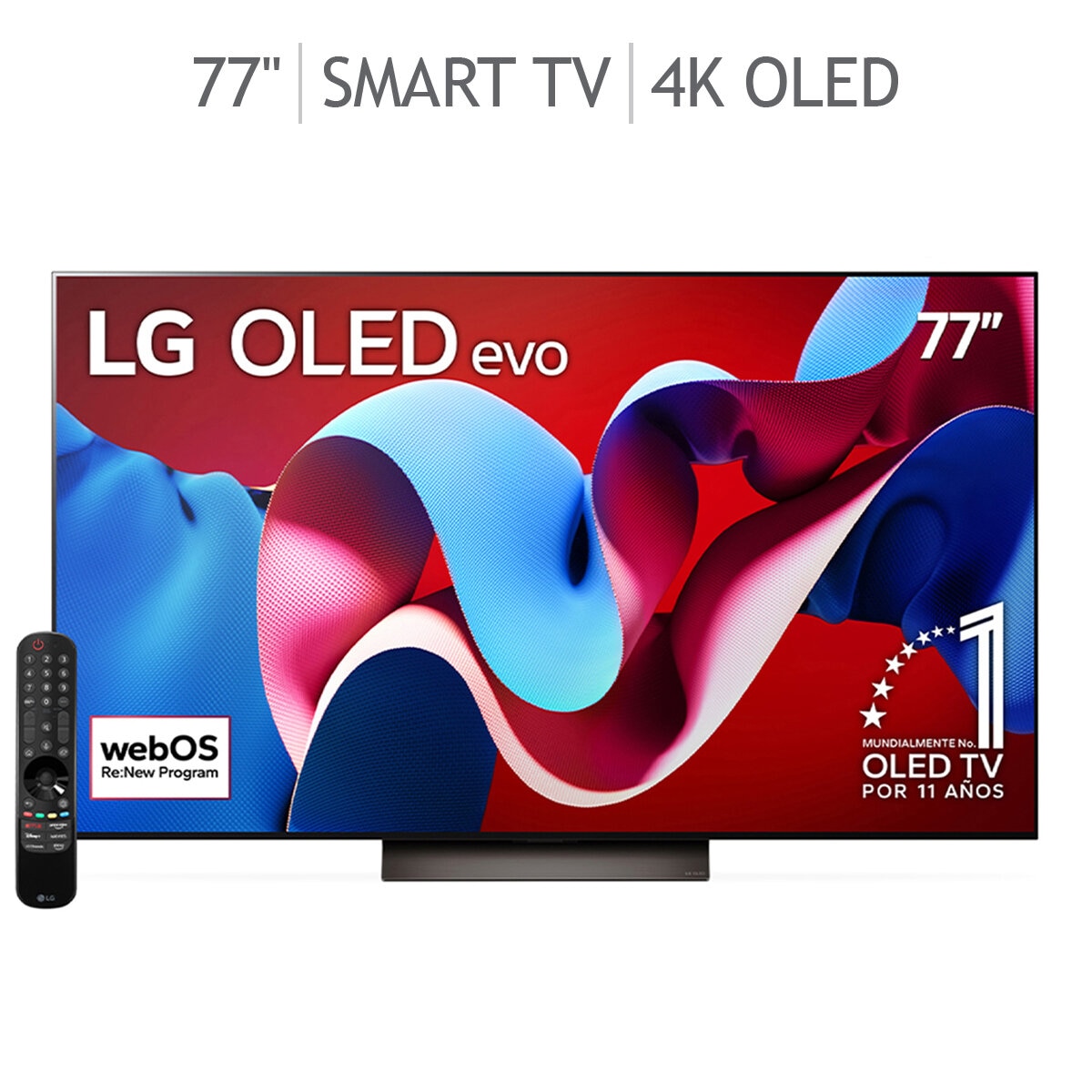 LG Pantalla 77" 4K OLED Smart TV