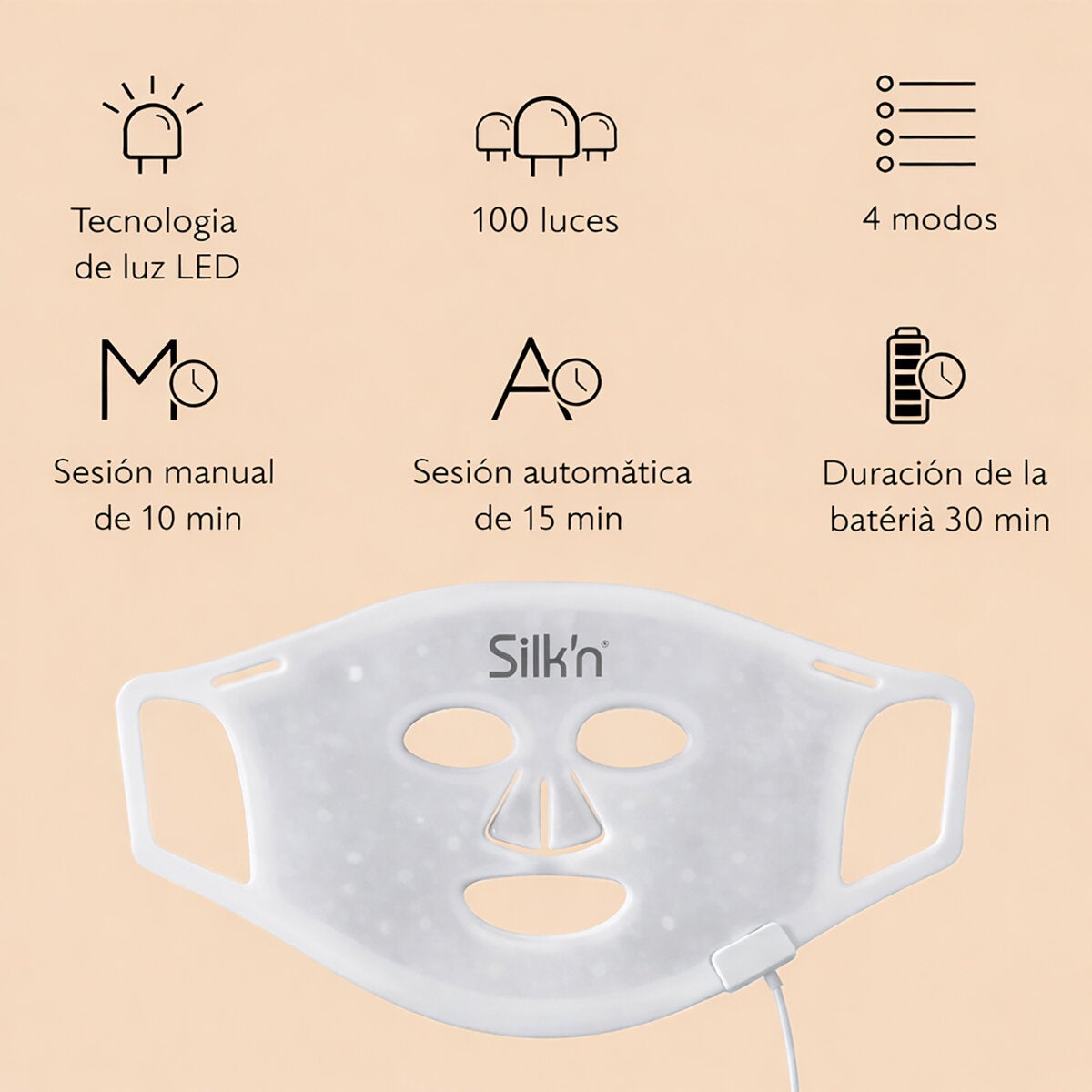 Silk'n, Máscara de Luz Led para el Rostro Silk'n, Máscara de Luz Led para el Rostro