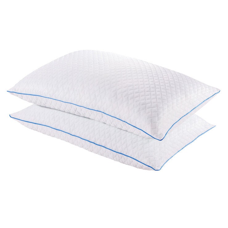 Purelux, Juego de 2 Almohadas Refrescantes de Espuma de Memoria de Gel Purelux, Juego de 2 Almohadas Refrescantes de Espuma de Memoria de Gel
