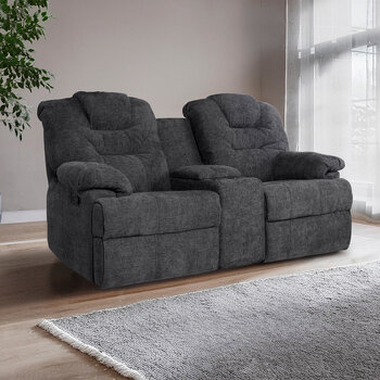 Violanti, Love seat Con Reclinables y Consola