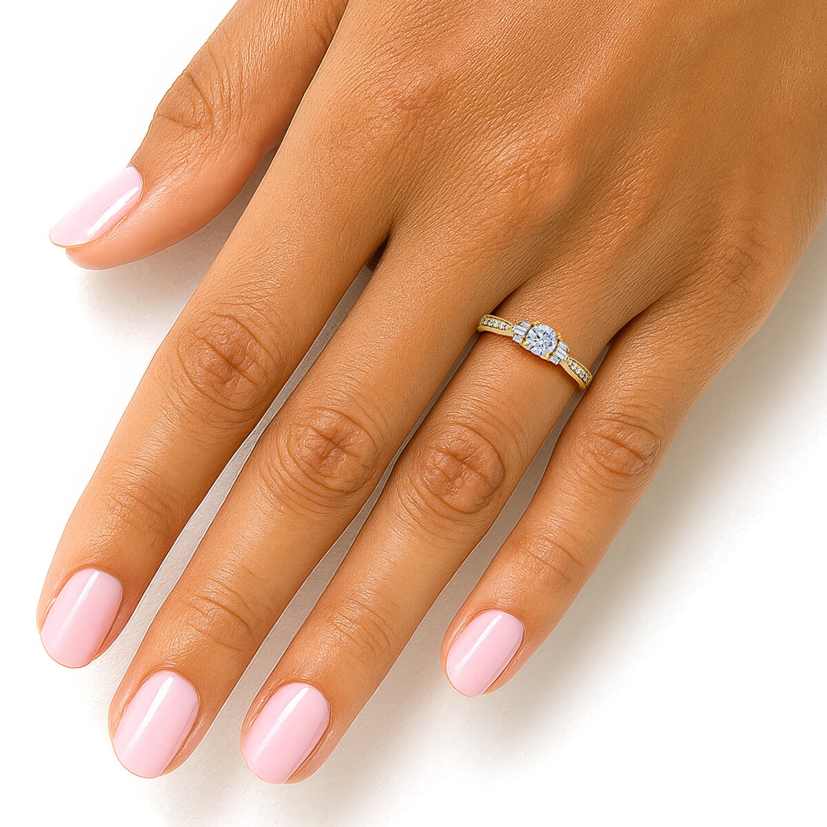 Anillo de Diamantes .75CTW, Oro Amarillo 14K Anillo de Diamantes .75CTW, Oro Amarillo 14K