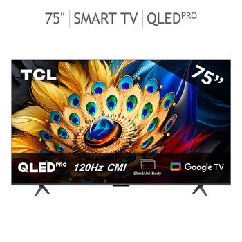 TCL Pantalla 75" 4K QLED Google TV