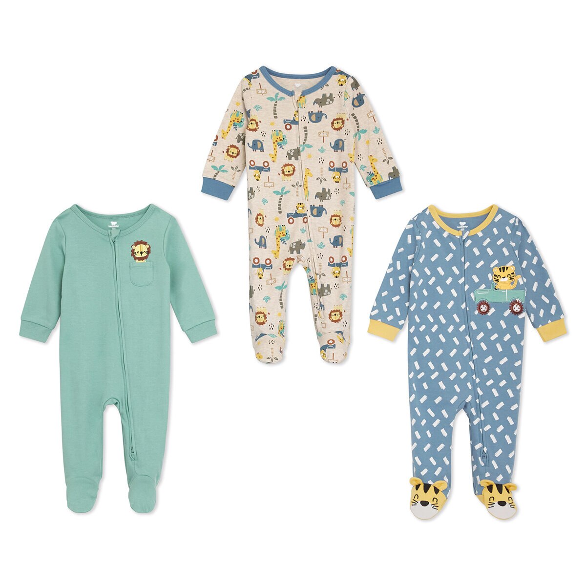 Koala Kids Mameluco 3 piezas para Bebé Varias Tallas y Colores Koala Kids Mameluco 3 piezas para Bebé Varias Tallas y Colores