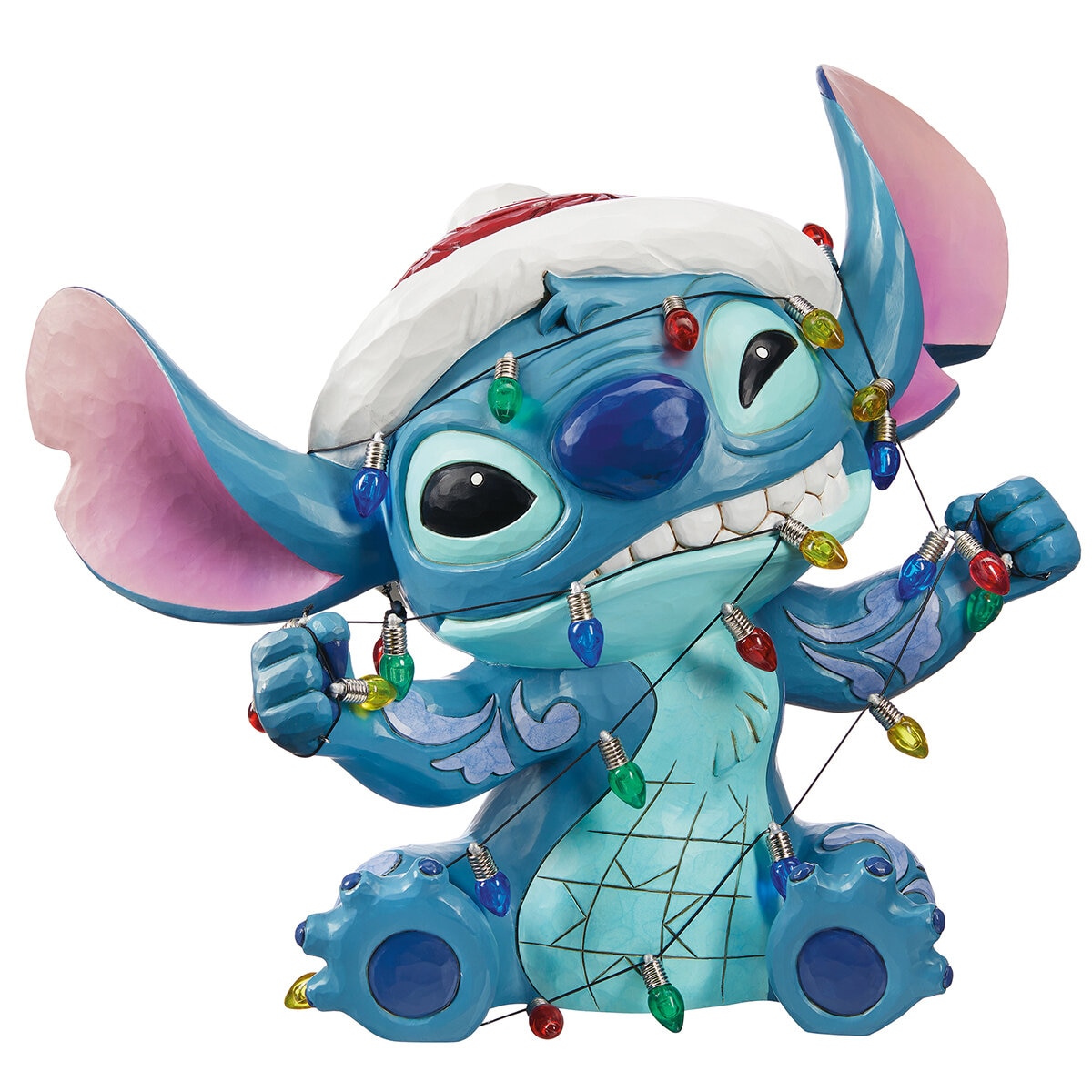 Jim Shore Stitch Navideño Pintado a Mano