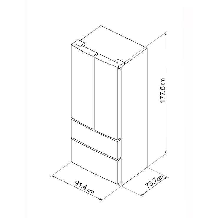 Smeg Refrigerador 22' French Door Smeg Refrigerador 22' French Door