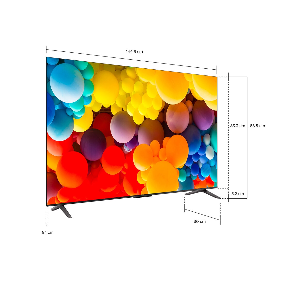 TCL Pantalla 65" 4K UHD Smart TV