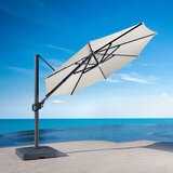 SunVilla, Sombrilla Redonda de 3.5 m con Luz LED, Beige SunVilla, Sombrilla Redonda de 3.5 m con Luz LED, Beige