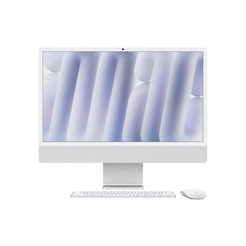 apple imac 24" 512gb 4.5k chip m4 plata cpu de 10 núcleos gpu de 10 núcleos memoria unificada de 24gb