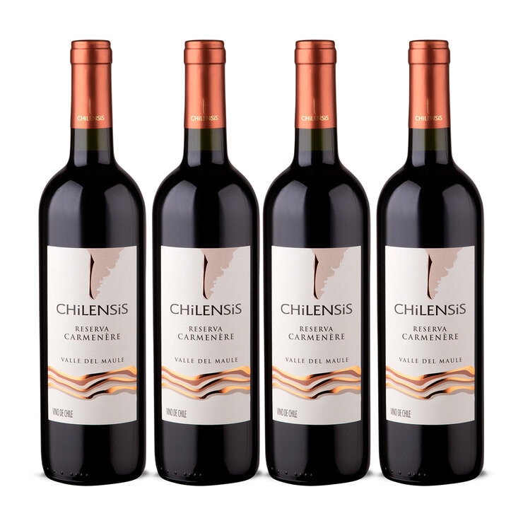 Vino Tinto Chilensis Reserva 4/750ml 