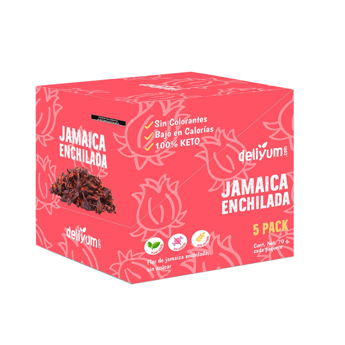 Deliyum Jamaica Enchilada Deshidratada 5 pzas de 70g