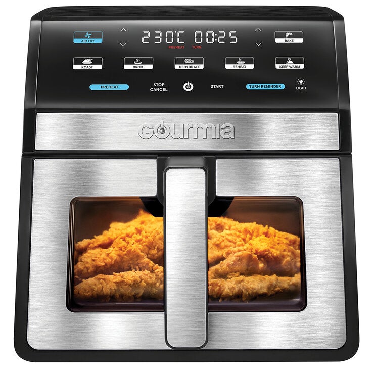 Gourmia, Freidora de Aire Digital de 7.6 Litros con Ventana y Luz Gourmia, Freidora de Aire Digital de 7.6 Litros con Ventana y Luz